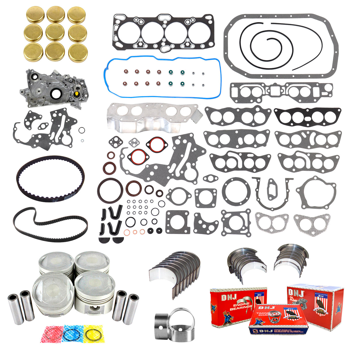 Engine Rebuild Kit 1985-1991 Hyundai,Mitsubishi 2.4L