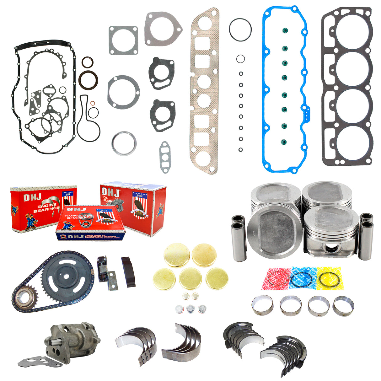 Engine Rebuild Kit 1997-2002 Dodge Dakota, Jeep Wrangler/Cherokee 2.5L