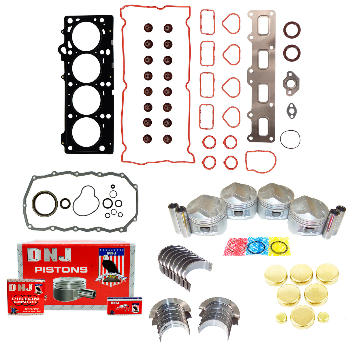 Engine Rebuild Kit 2002-2005 Jeep Liberty & 2003-2006 Jeep Wrangler 2.4L L4