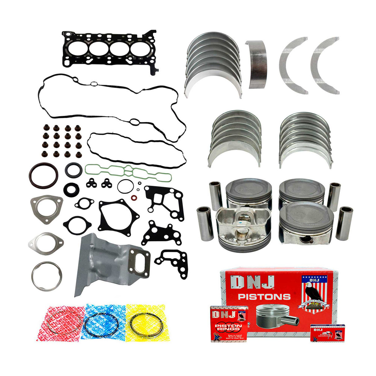 Engine Rebuild Kit For 2013-2022 Chrysler, Dodge, Fiat, Jeep, Ram 2.4L L4 SOHC