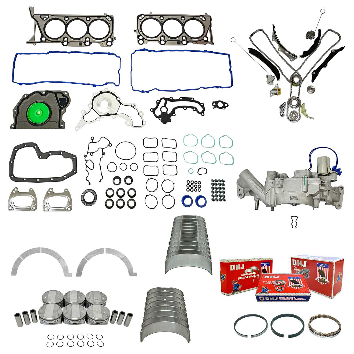 Master Engine Rebuild Kit 2019-2019 Jeep, Chrysler 3.6L