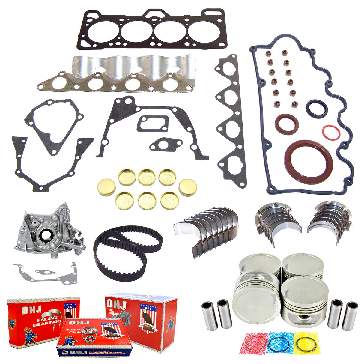Engine Rebuild Kit 1995-1999 Hyundai Accent 1.5L