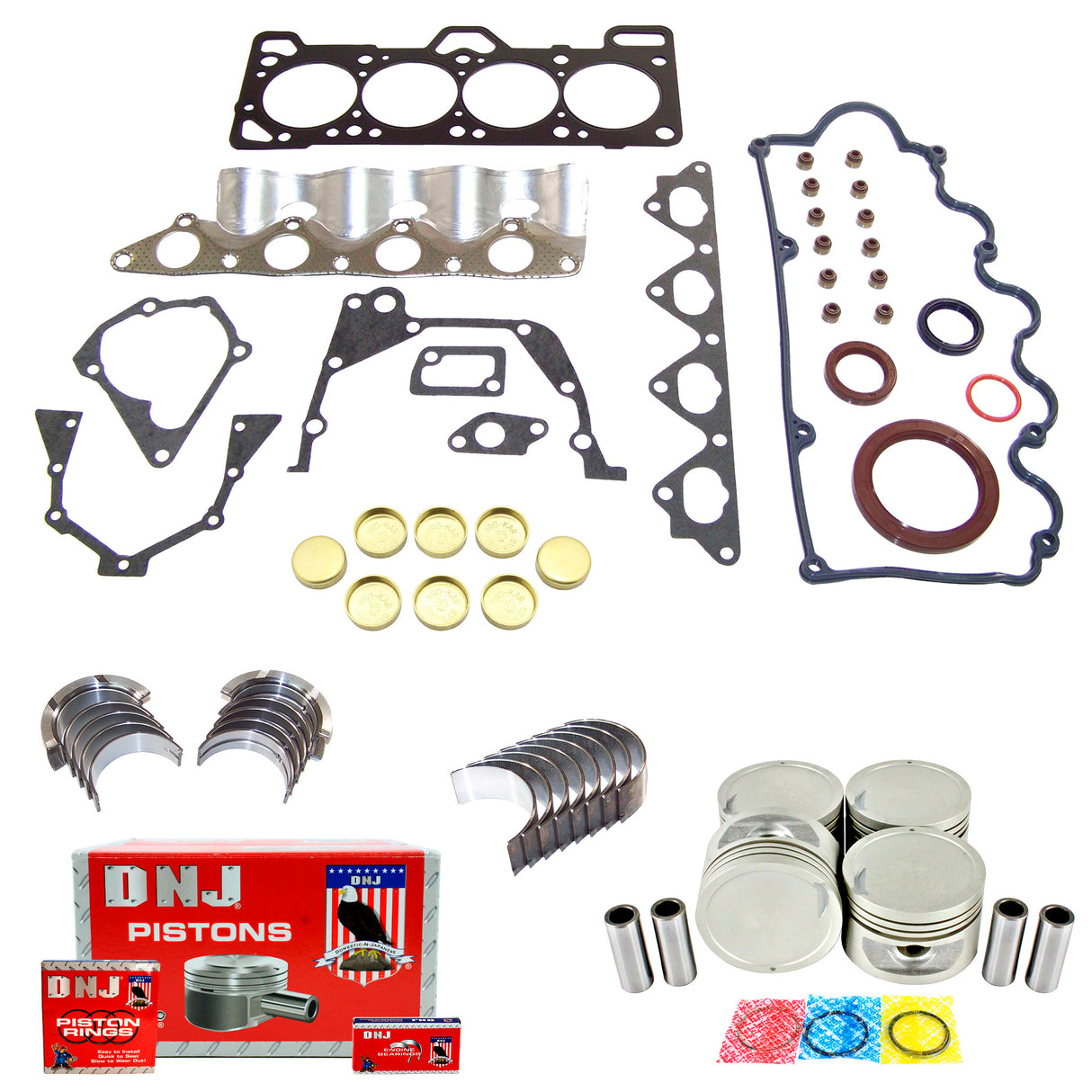 Engine Rebuild Kit 1994-1999 Hyundai 1.5L