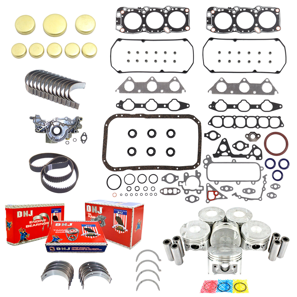 Master Engine Rebuild Kit 1995-2000 Chrysler 2.5L
