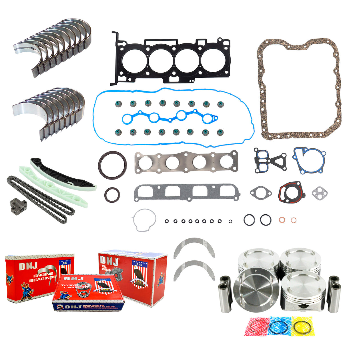 Engine Rebuild Kit 2006-2008 Hyundai, Kia 2.4L