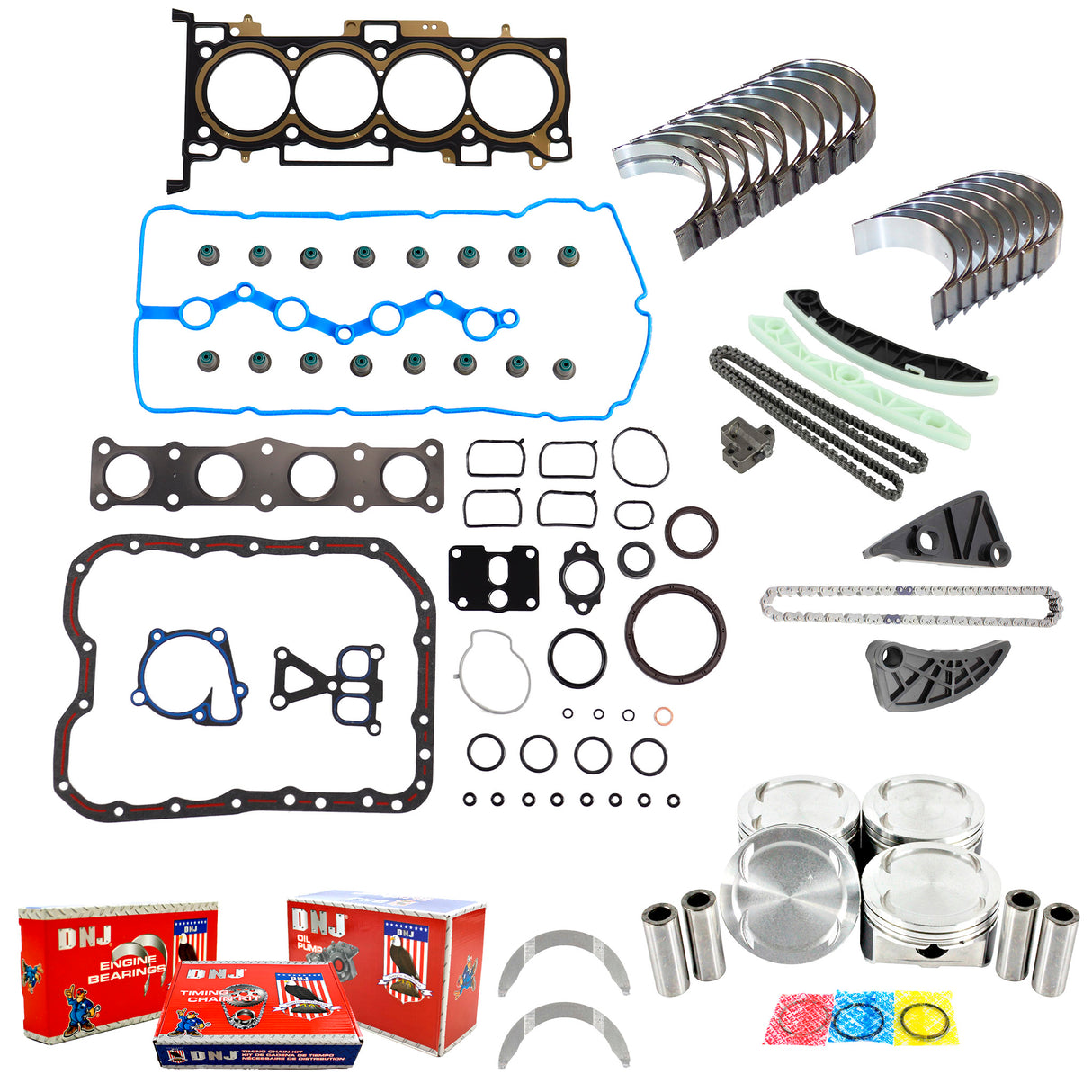 Engine Rebuild Kit 2010-2013 Hyundai,Kia 2.4L