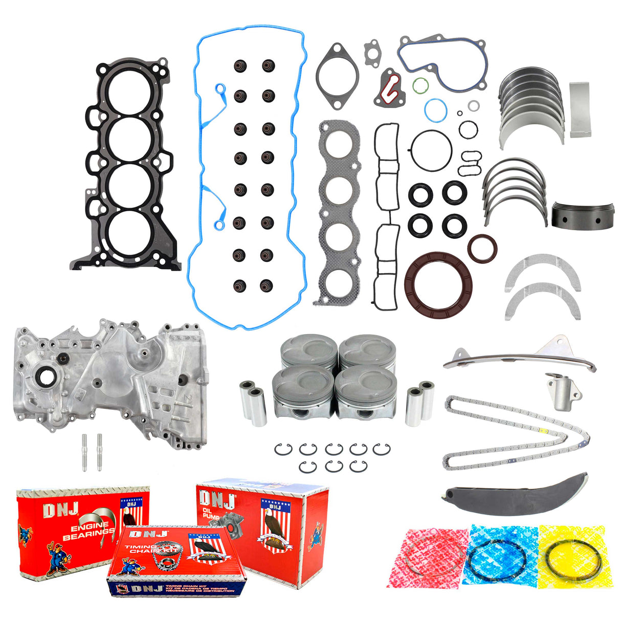Engine Rebuild Kit 2014-2020 Hyundai Elantra, Kia Forte 2.0L