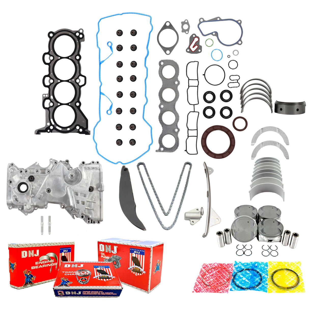 Engine Rebuild Kit 2011-2013 Hyundai Elantra 1.8L