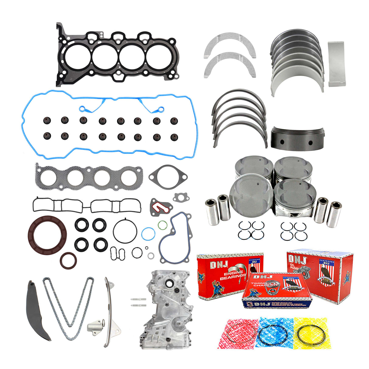 Engine Rebuild Kit 2011-2014 Hyundai Elantra, Kia Forte 1.8L