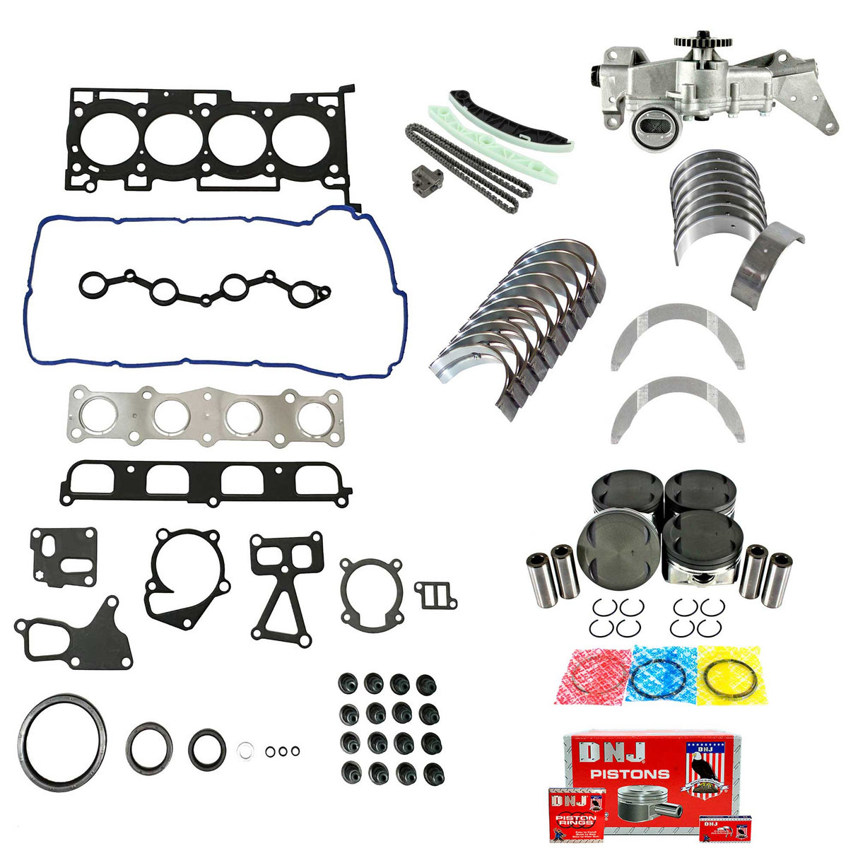Master Engine Rebuild Kit 2010 Hyundai 2.0L