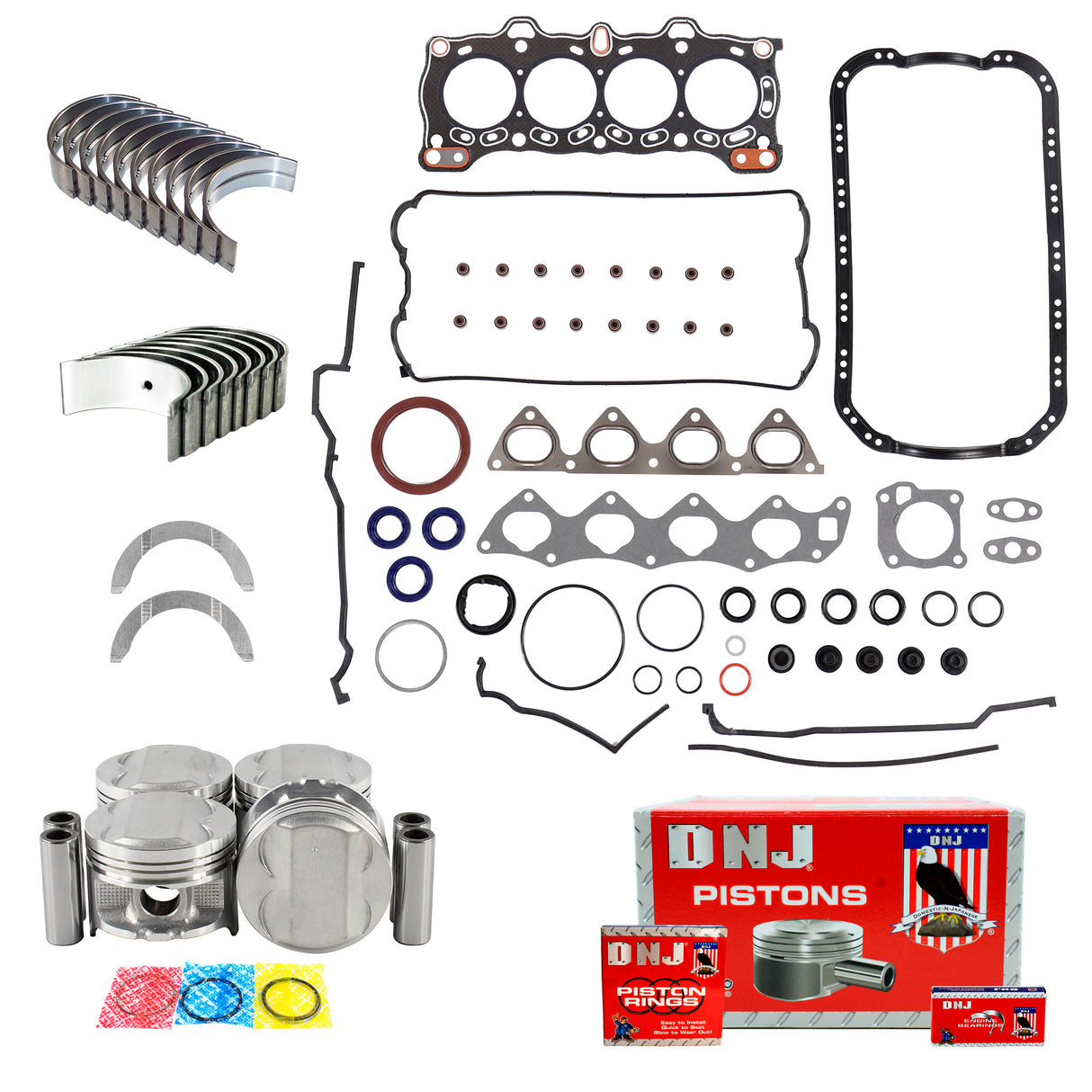 Engine Rebuild Kit 1988-1989 Acura 1.6L