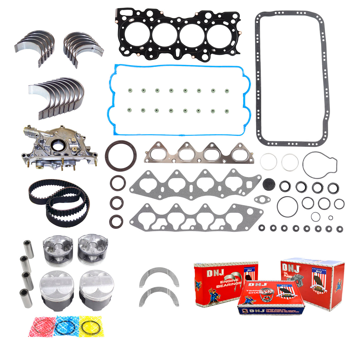 Master Engine Rebuild Kit 1997-2001 Acura 1.8L