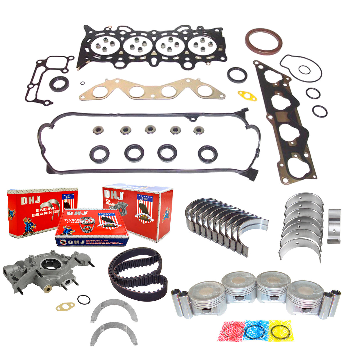 Engine Rebuild Kit 2001-2005 Honda 1.7L