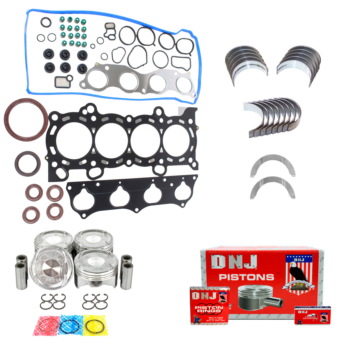 Engine Rebuild Kit 2002-2006 Honda CR-V 2.4L