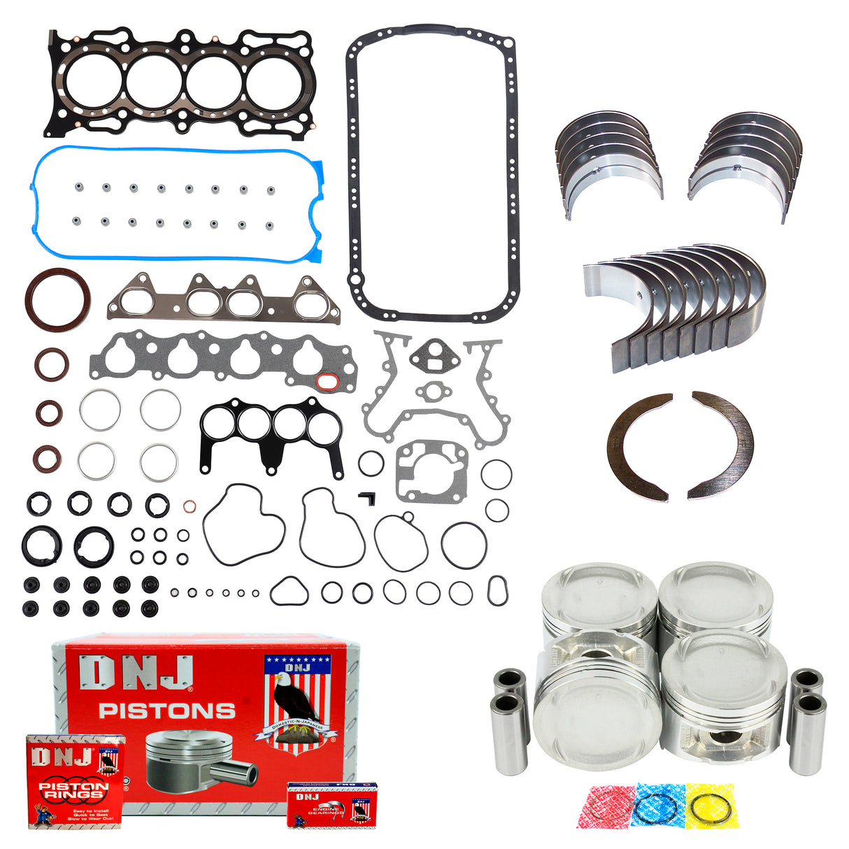 Engine Rebuild Kit 1994-1997 Honda,Isuzu 2.2L