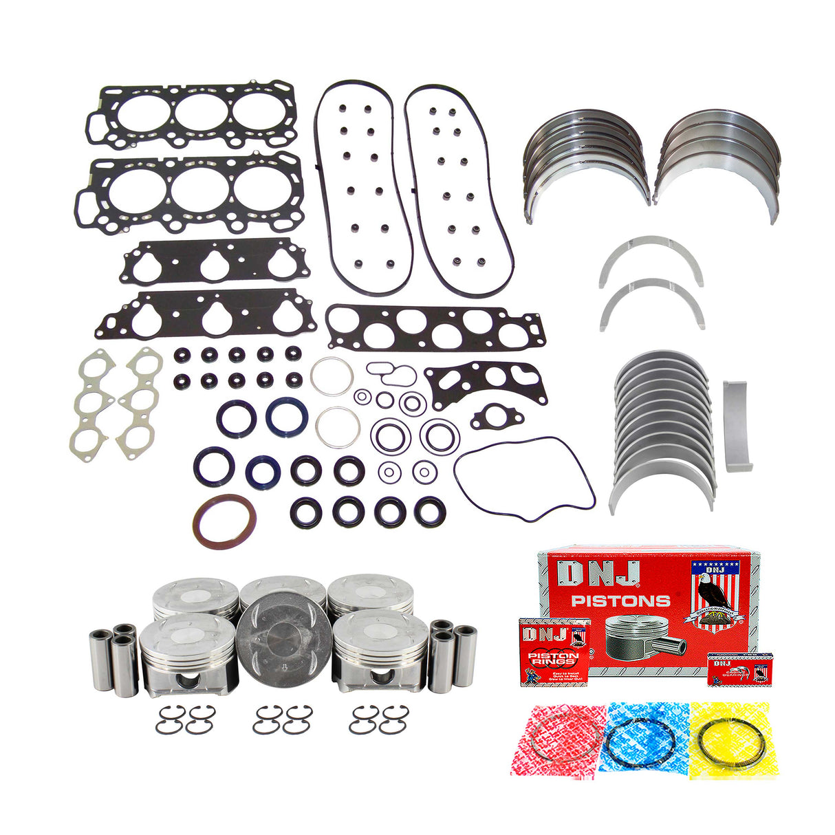 Engine Rebuild Kit 1999-2001 Honda 3.5L