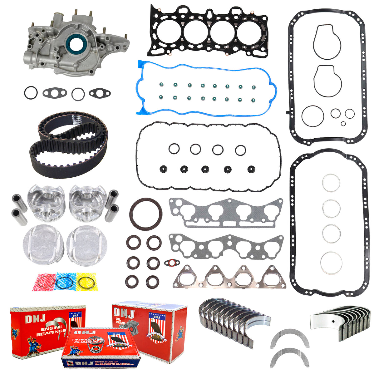 Engine Rebuild Kit 1996-2000 Honda Civic & Civic del Sol 1.6L L4