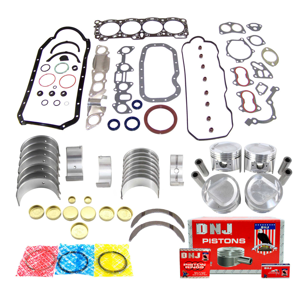Engine Rebuild Kit 1993-1997 Honda,Isuzu 2.6L