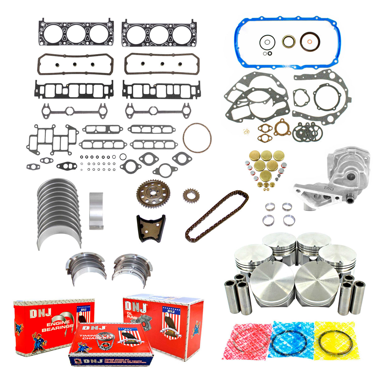 Master Engine Rebuild Kit 1986-1990 Chevrolet 2.8L