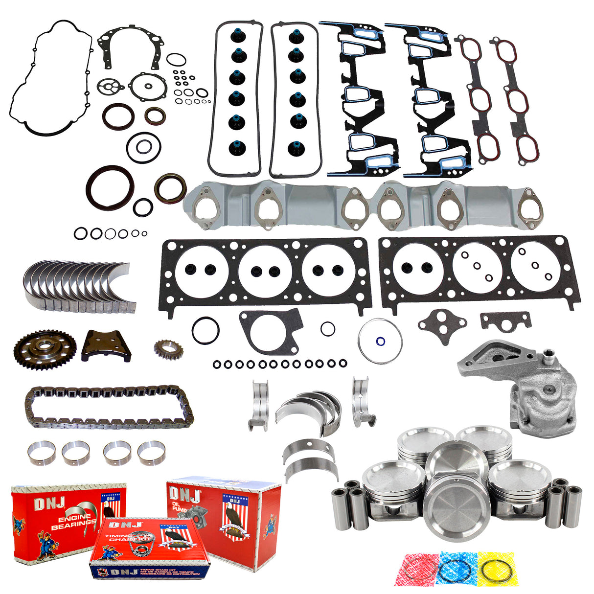 Engine Rebuild Kit 1996-1999 Chevrolet,Oldsmobile,Pontiac 3.4L
