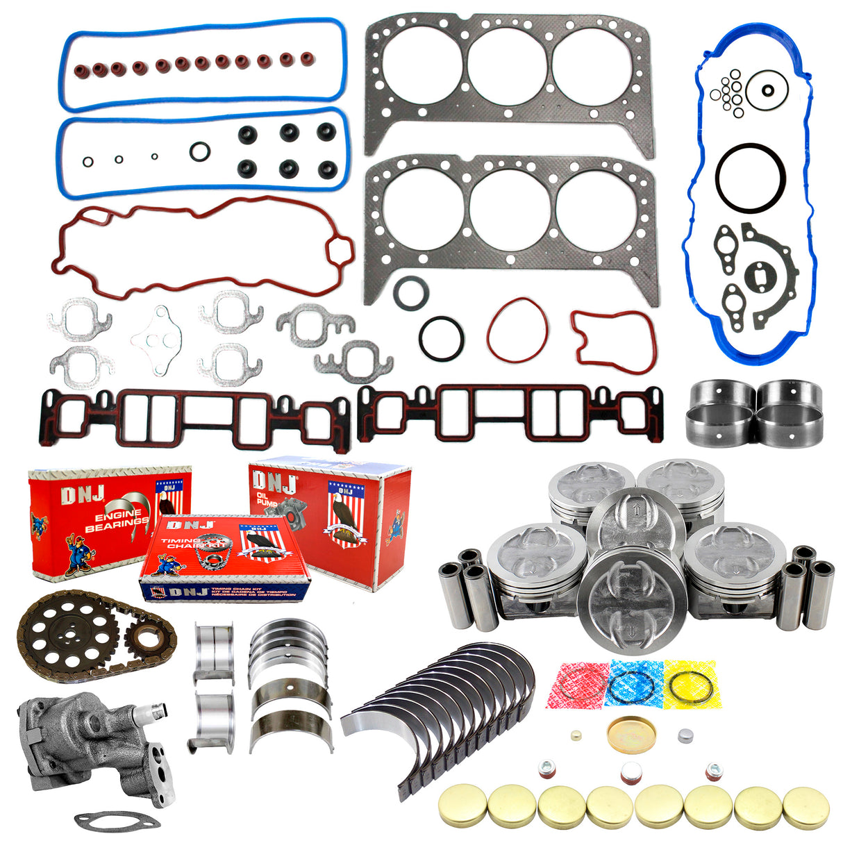 Engine Rebuild Kit 1996-1998 Chevrolet,GMC,Isuzu,Oldsmobile 4.3L
