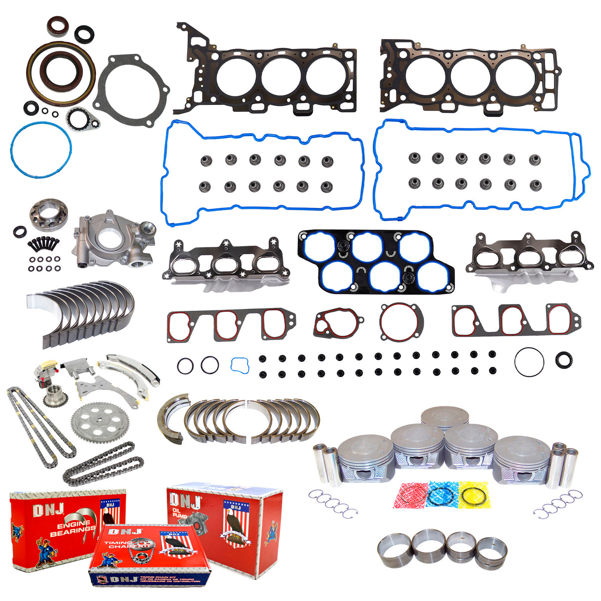 Engine Rebuild Kit 2007-2012 Chevrolet, GMC, Hummer, Isuzu 3.7L L5