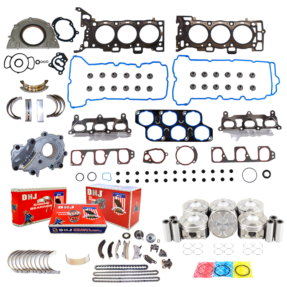 Master Engine Rebuild Kit 2005-2007 Cadillac 2.8L