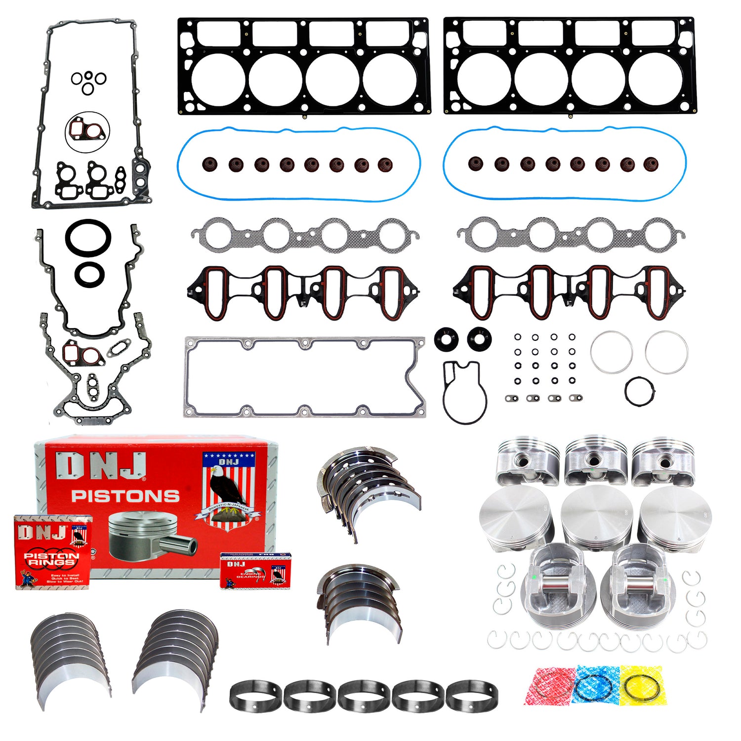 Engine Rebuild Kit 2004 Cadillac,Chevrolet 6.0L
