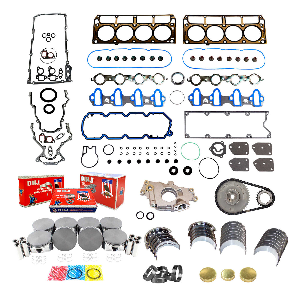 Engine Rebuild Kit 2007-2009 Chevrolet, GMC, Hummer 4.8L-5.3L V8