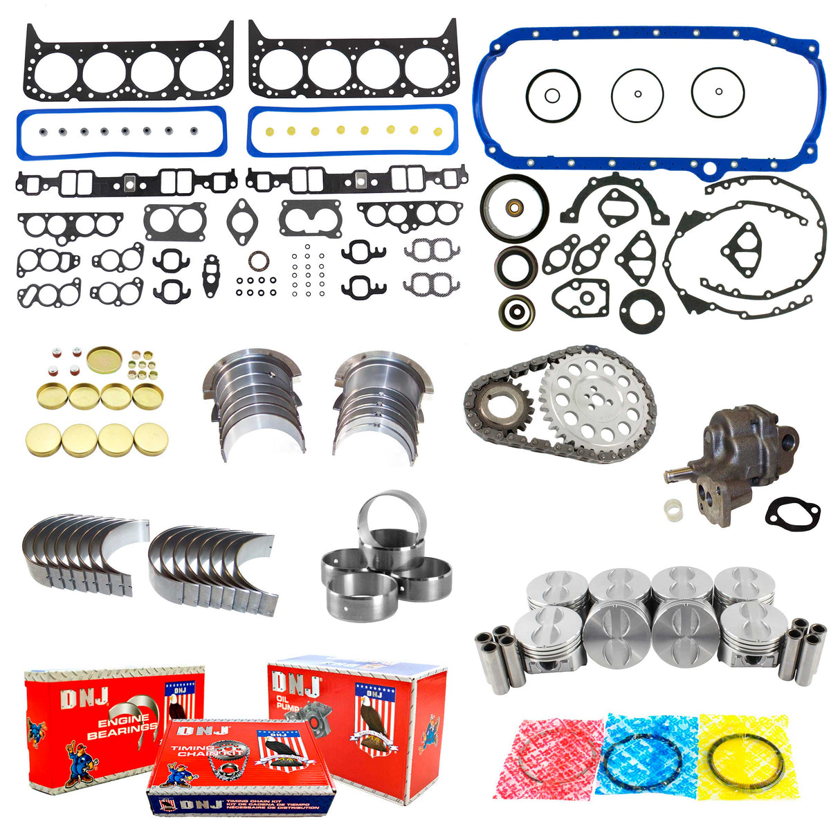 Master Engine Rebuild Kit 1987-1989 Chevrolet 5.0L