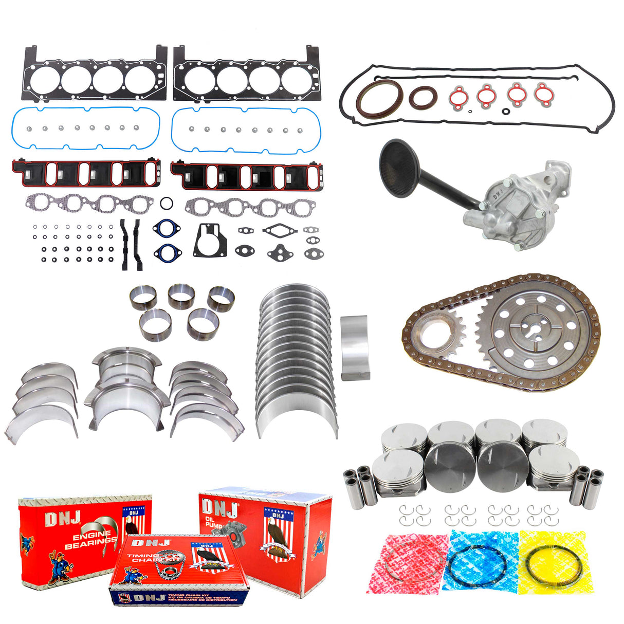 Master Engine Rebuild Kit 2001 Chevrolet 8.1L