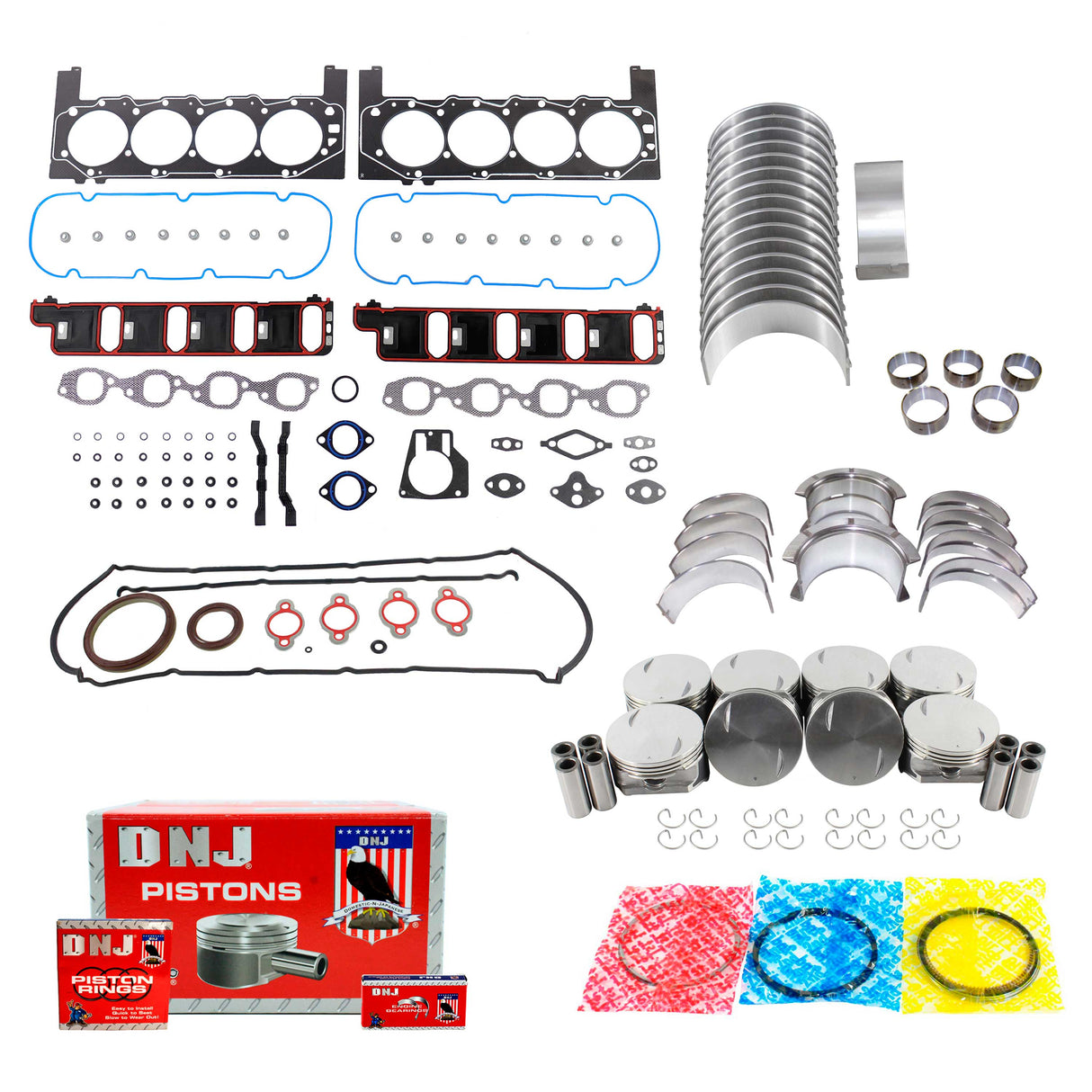 Engine Rebuild Kit 2001-2007 Chevrolet, GMC 8.1L V8