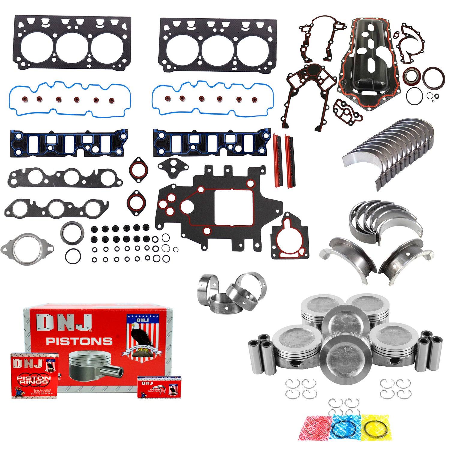 Engine Rebuild Kit 1998-2003 Buick,Oldsmobile,Pontiac 3.8L