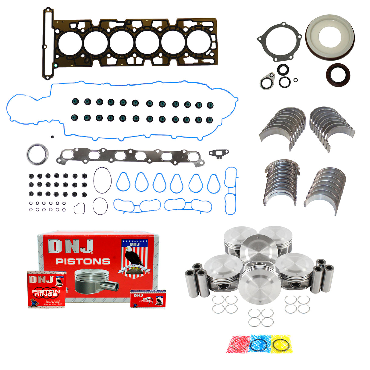 Engine Rebuild Kit 2002-2004 Buick,Chevrolet,GMC,Isuzu,Oldsmobile 4.2L