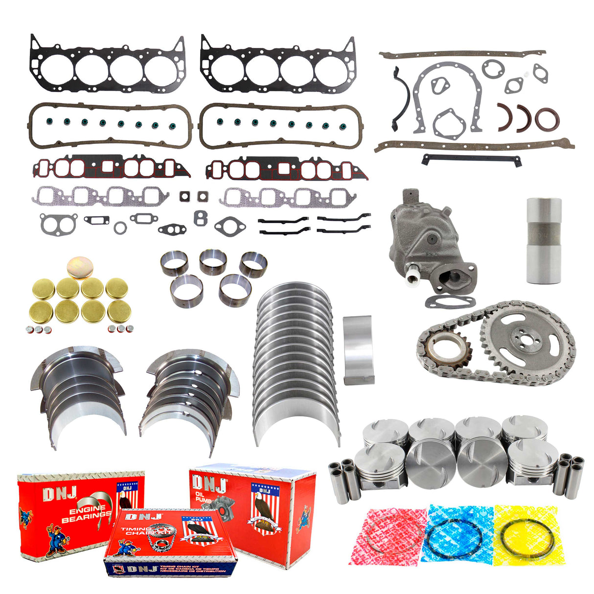 Master Engine Rebuild Kit 1970-1979 Chevrolet 7.4L