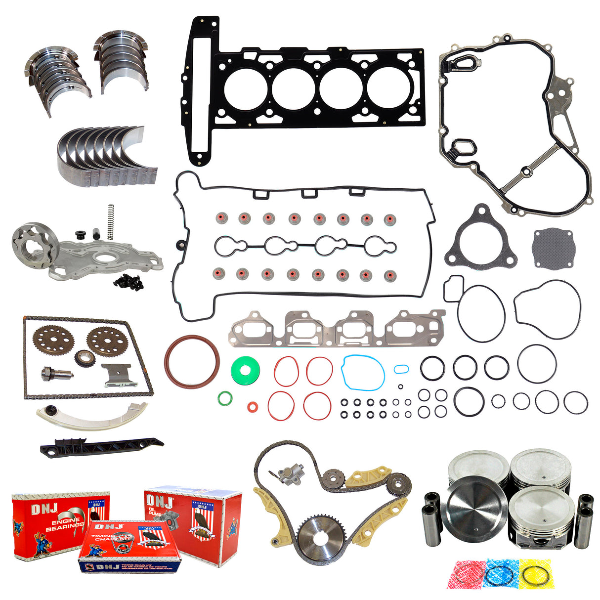 Engine Rebuild Kit 2007-2008 Chevrolet,Pontiac,Saturn 2.2L