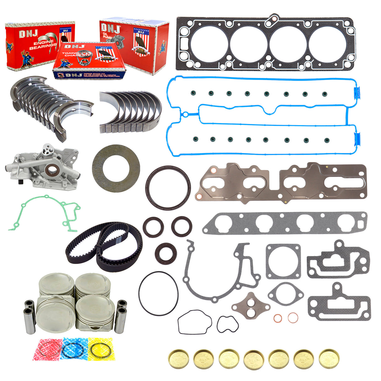 Engine Rebuild Kit 1999-2002 Daewoo 2.2L