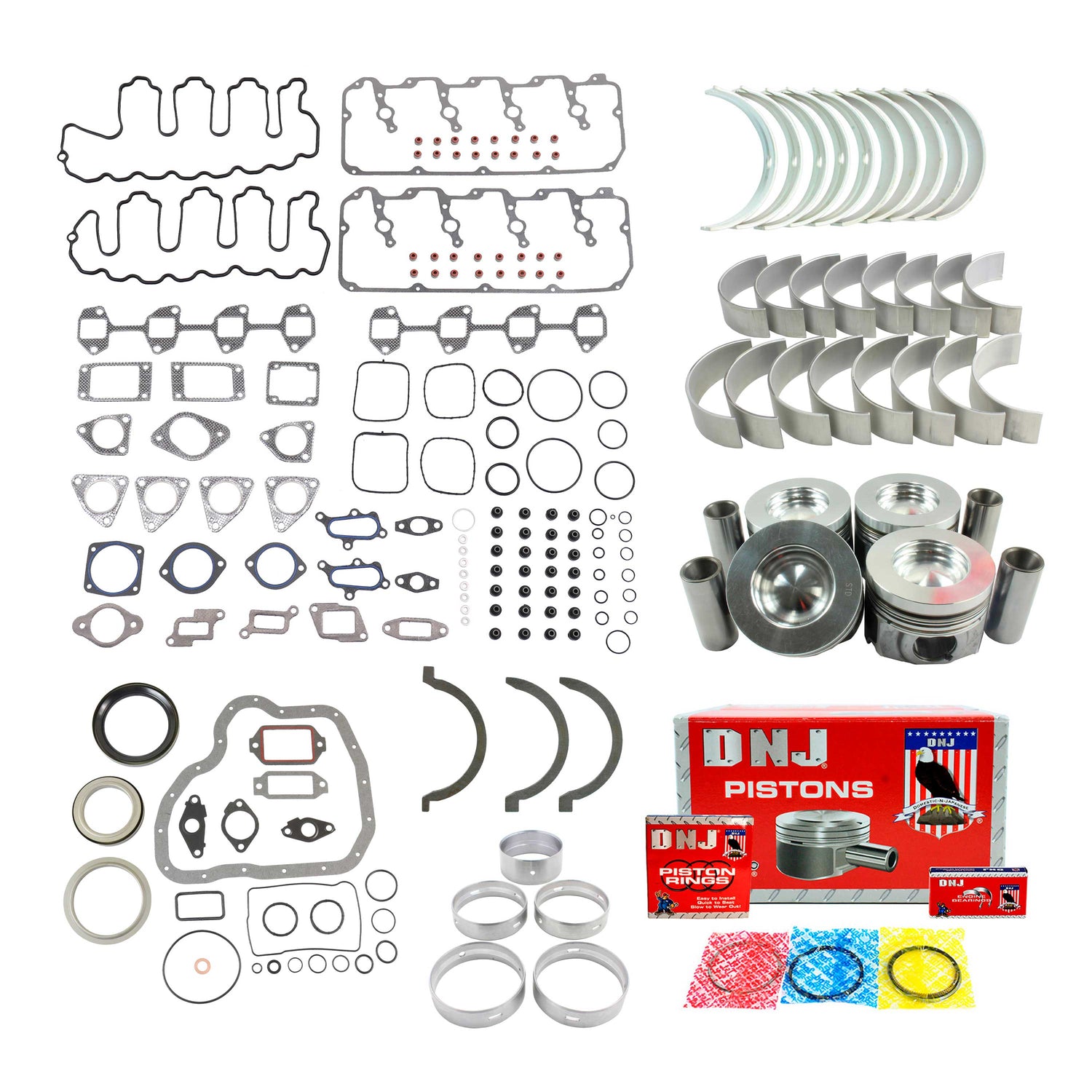 6.6L V8 Engine Rebuild Kit 2010-2016 6.6L V8 Chevrolet & GMC