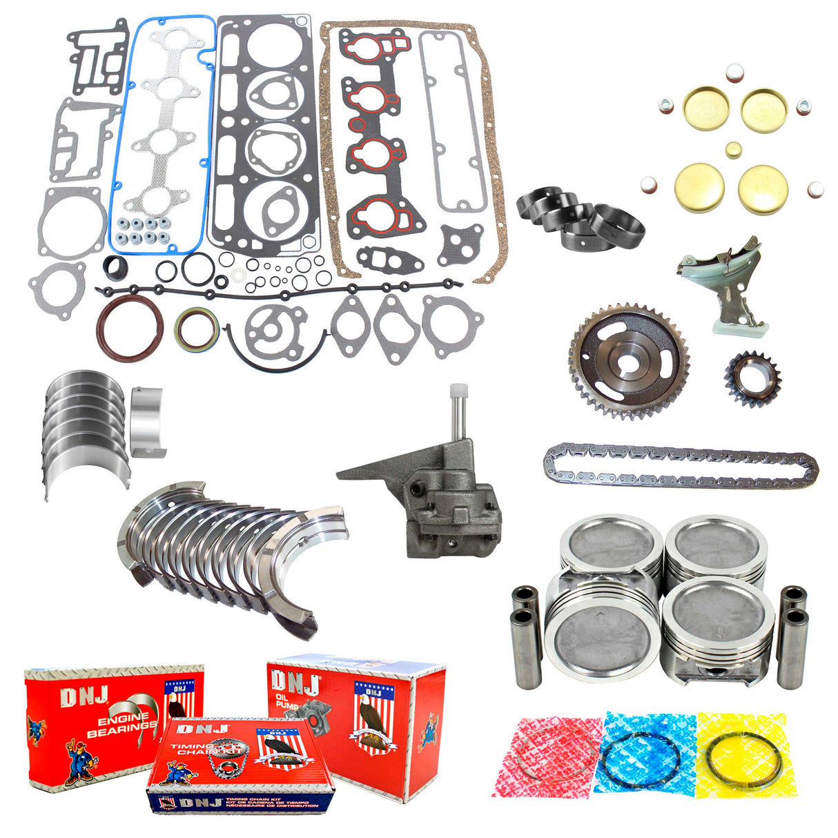 Engine Rebuild Kit 1994-1997 Chevrolet, GMC, Isuzu 2.2L L4