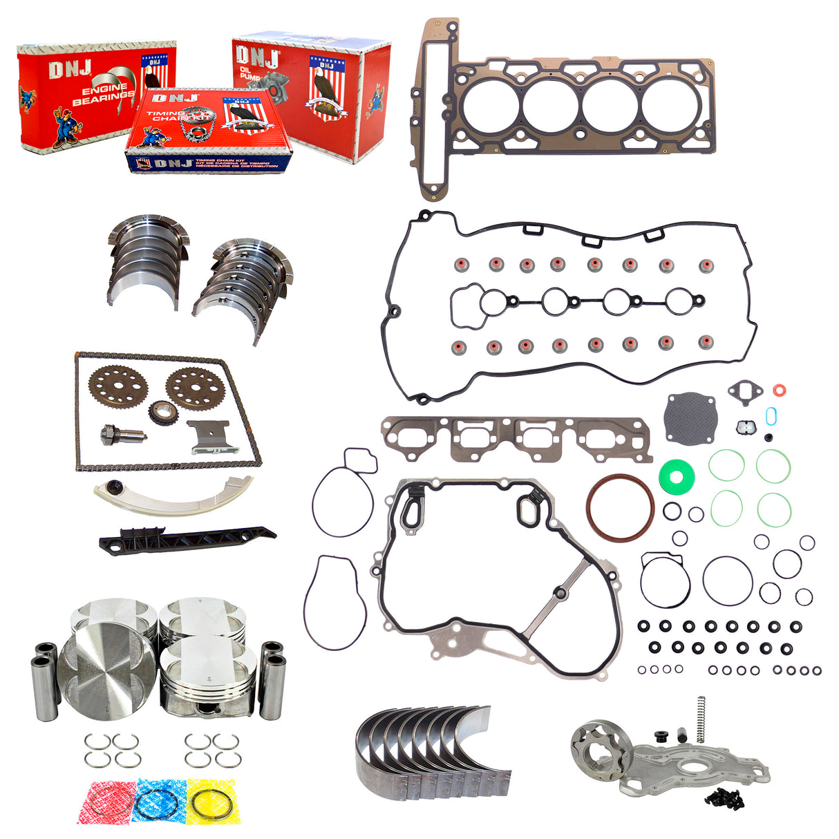 Engine Rebuild Kit 2006-2010 Chevrolet, Pontiac, Saturn 2.4L