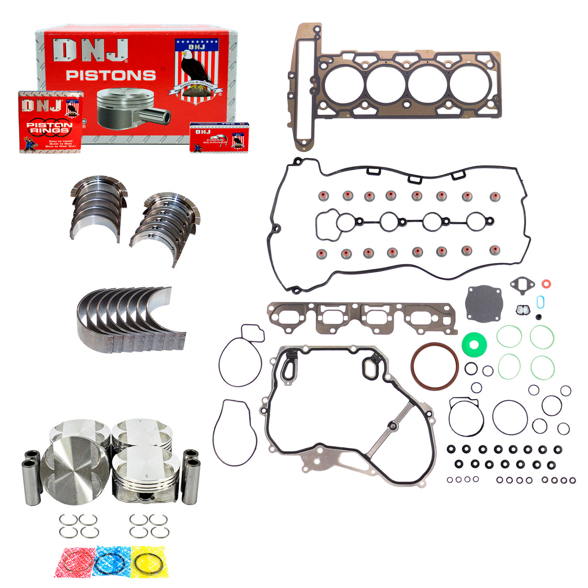 Engine Rebuild Kit 2006-2010 Chevrolet,Pontiac,Saturn 2.4L