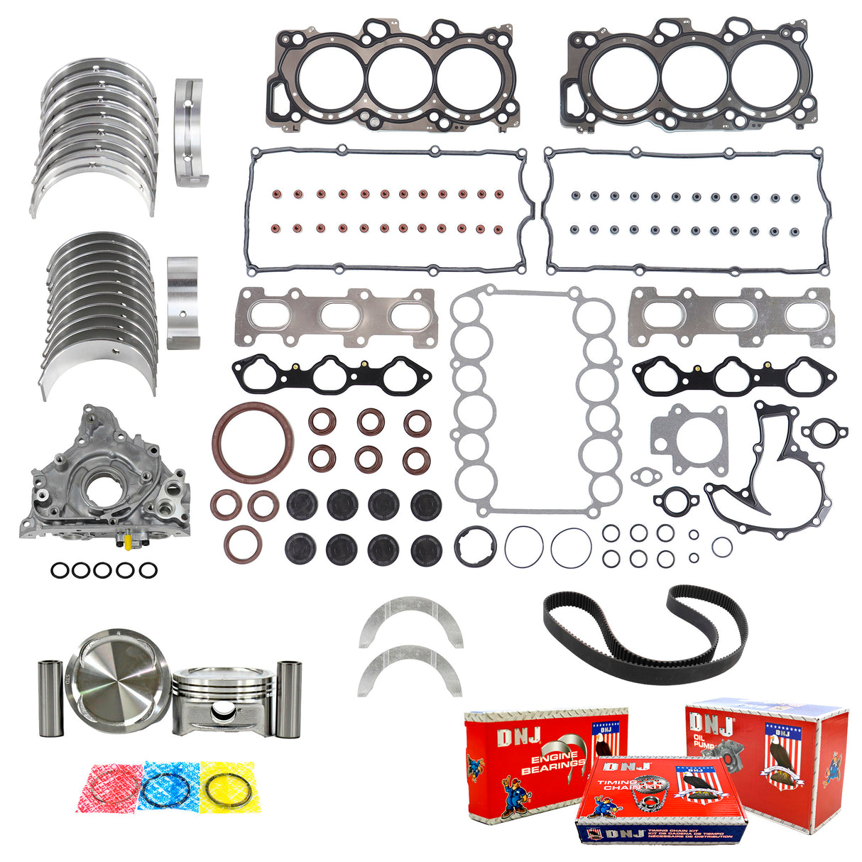Engine Rebuild Kit 1998-2003 Acura,Isuzu 3.5L