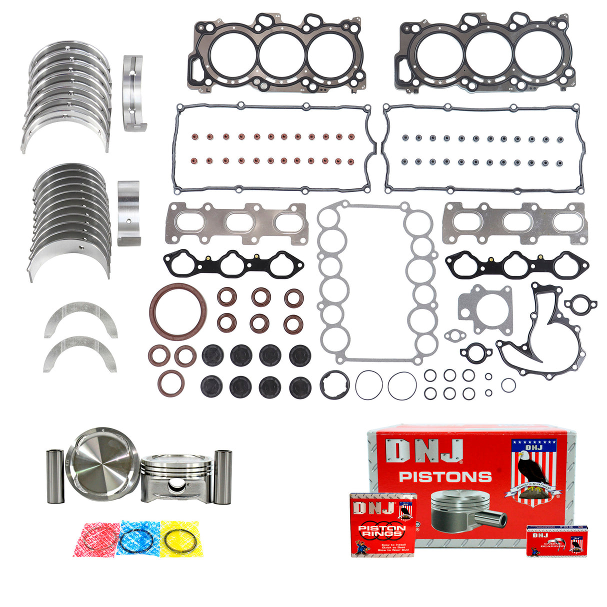 Engine Rebuild Kit 1998-2003 Acura,Isuzu 3.5L