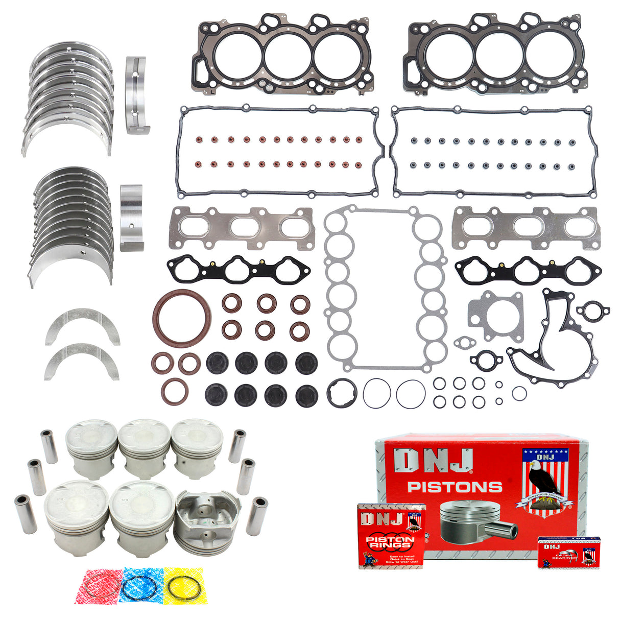 Engine Rebuild Kit 1998-2004 Honda,Isuzu 3.2L