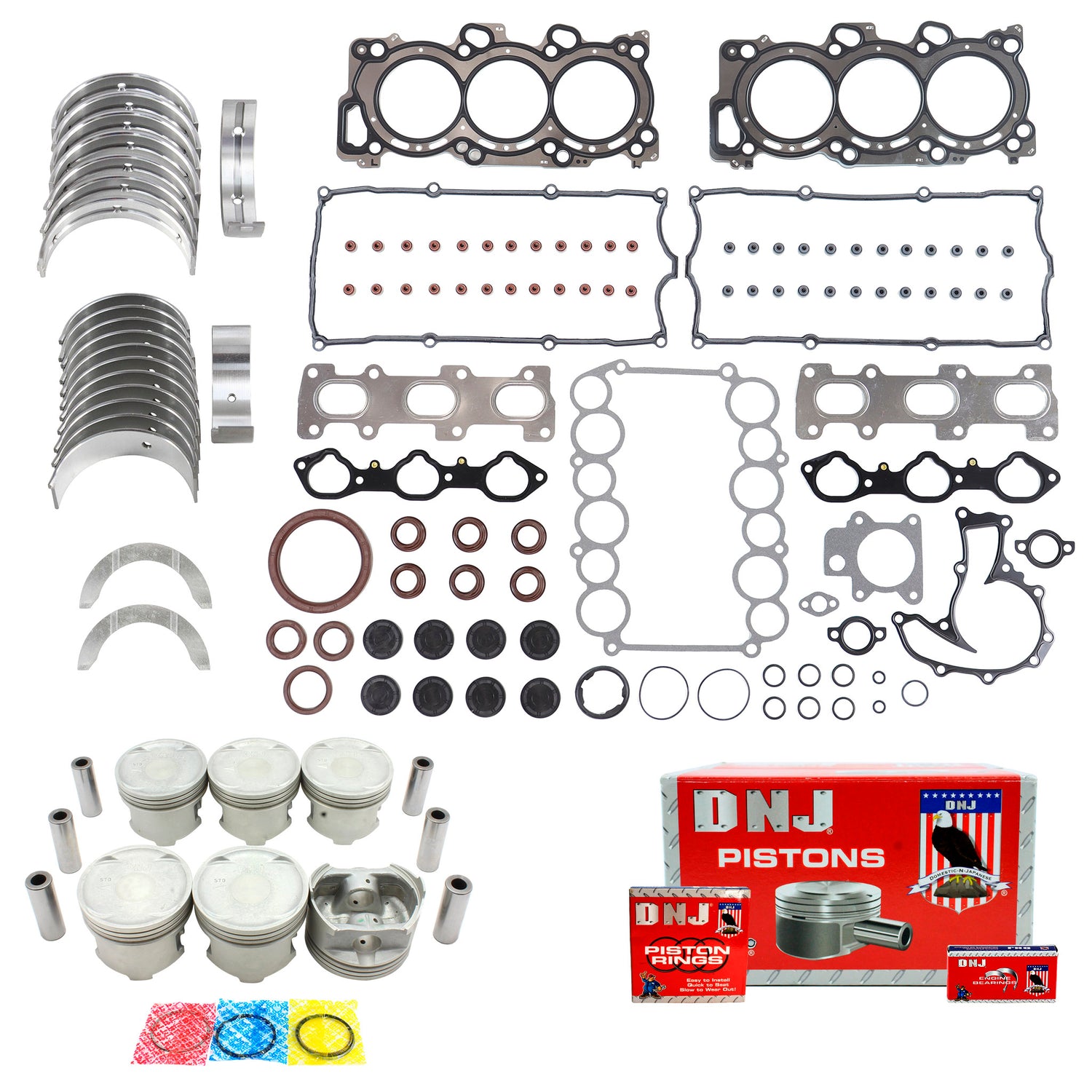 Engine Rebuild Kit 1998-2004 Honda,Isuzu 3.2L