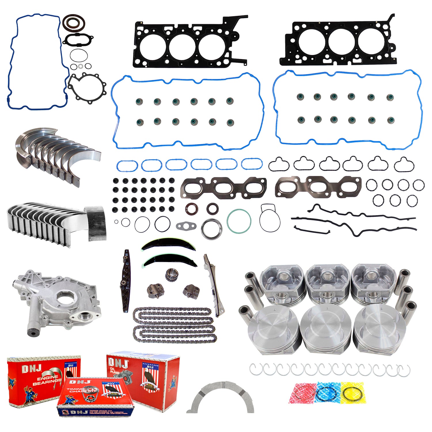 Engine Rebuild Kit 2006-2007 Ford, Lincoln, Mercury 3.0L
