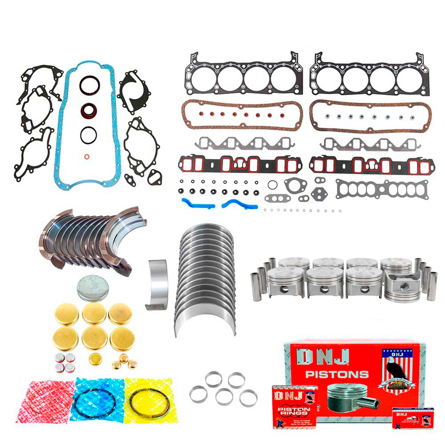 Engine Rebuild Kit 1986-1990 Ford,Lincoln,Mercury 5.0L