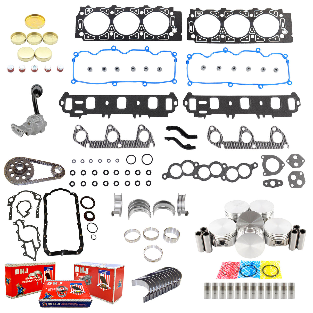 Master Engine Rebuild Kit 1991-1995 Ford 3.0L