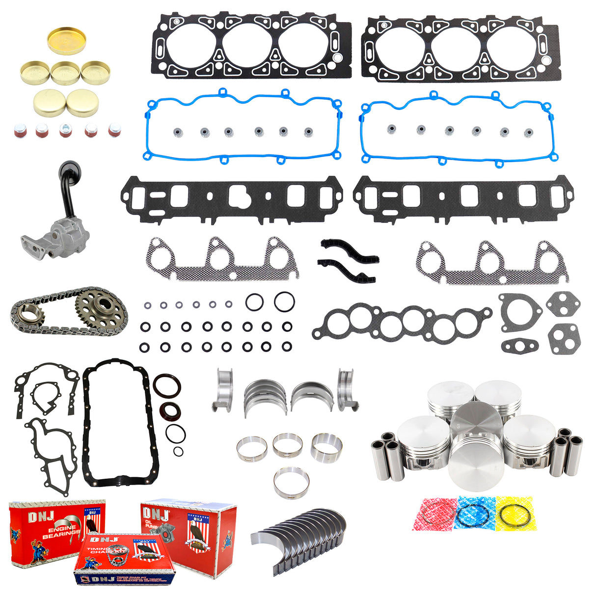 Master Engine Rebuild Kit 1999 Ford 3.0L