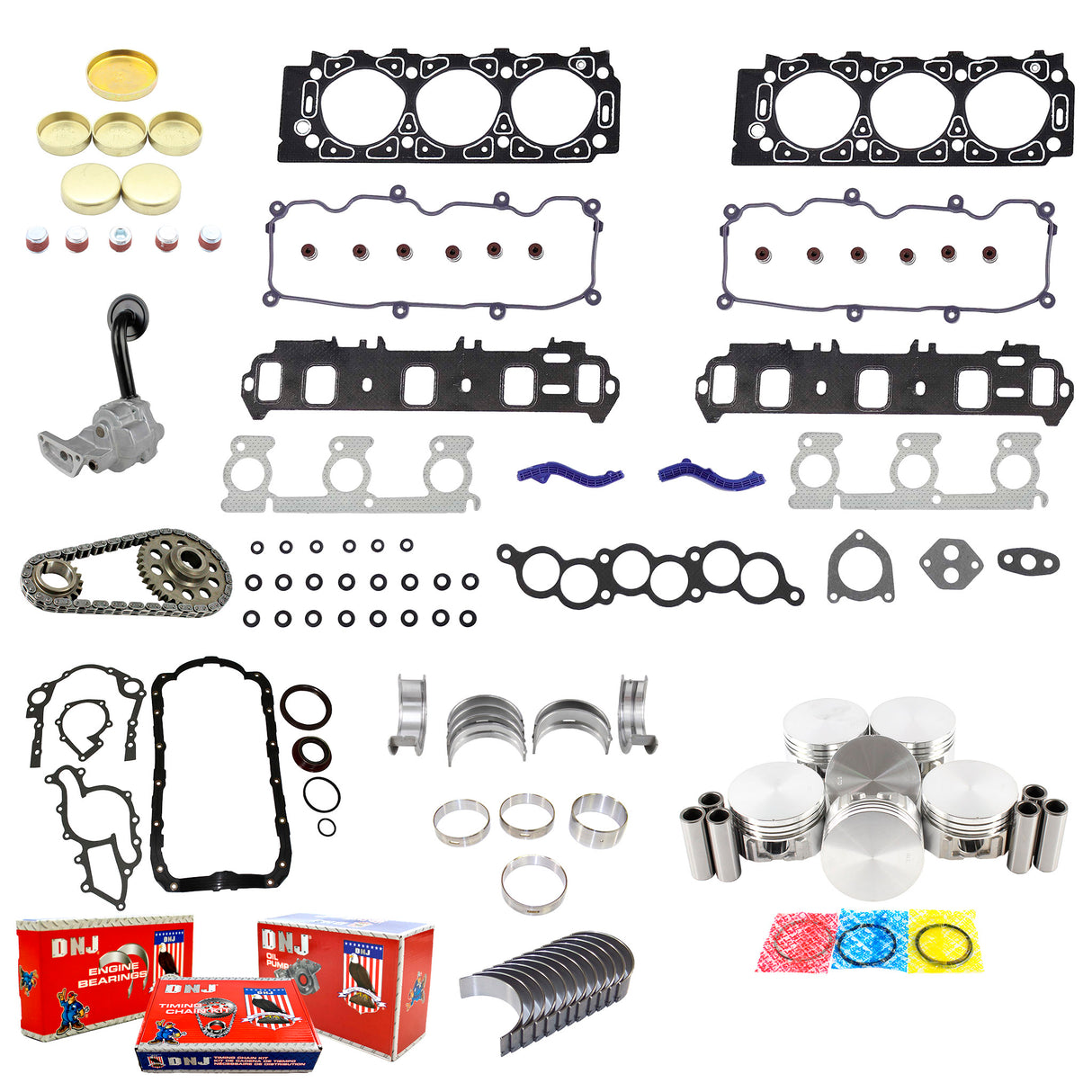 Master Engine Rebuild Kit 1999-2000 Ford 3.0L